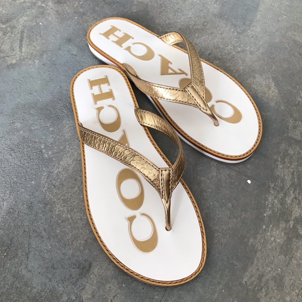 NWOT Coach Dixie Thong Sandal